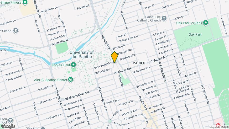 3436 Dwight Way Map and Location Details