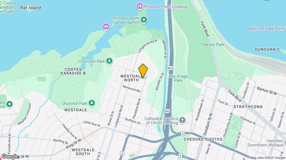 179 Paradise Rd N Map and Location Details