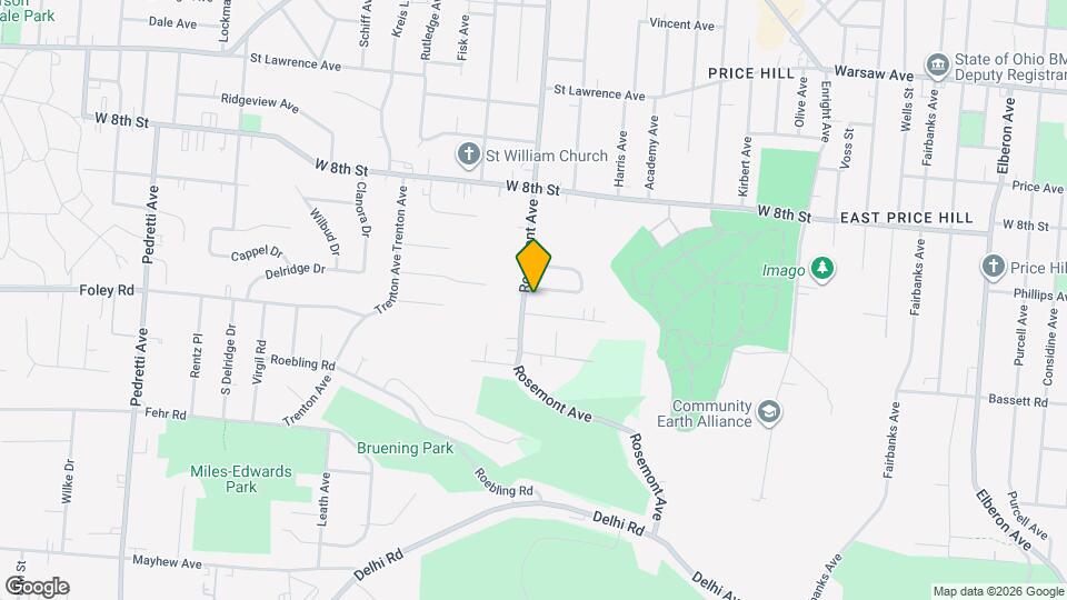 556 Rosemont Ave, Unit 2 Map and Location Details