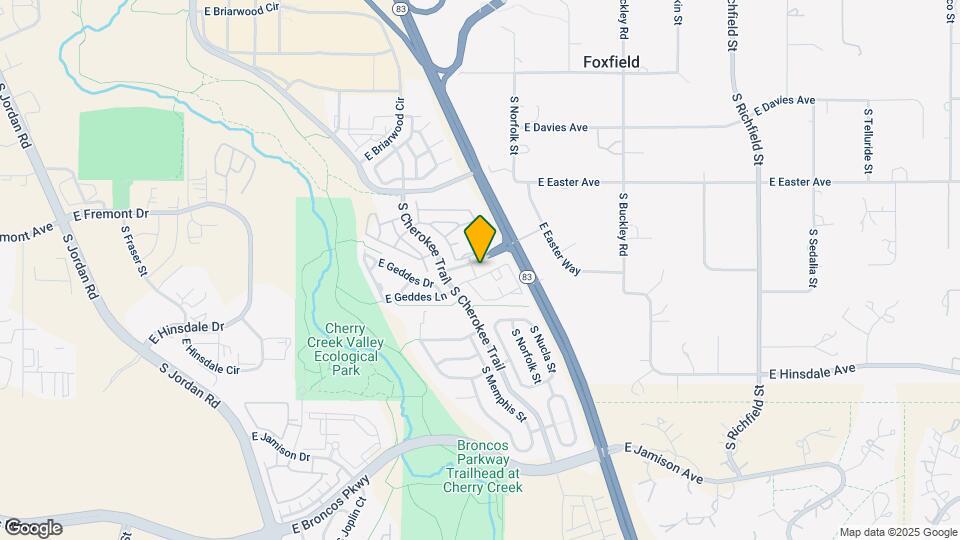 16386 E Fremont Ave Map and Location Details