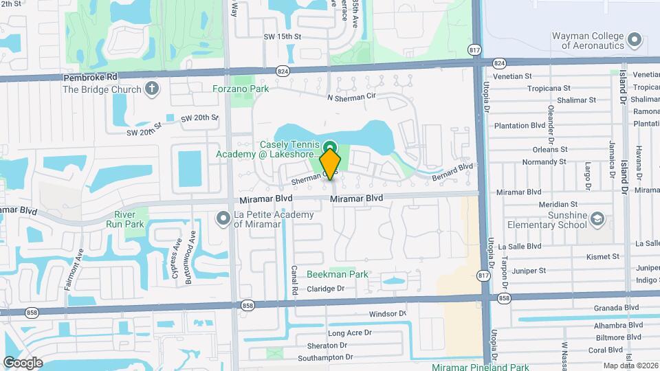 2441 SW 85th Terrace Map and Location Details
