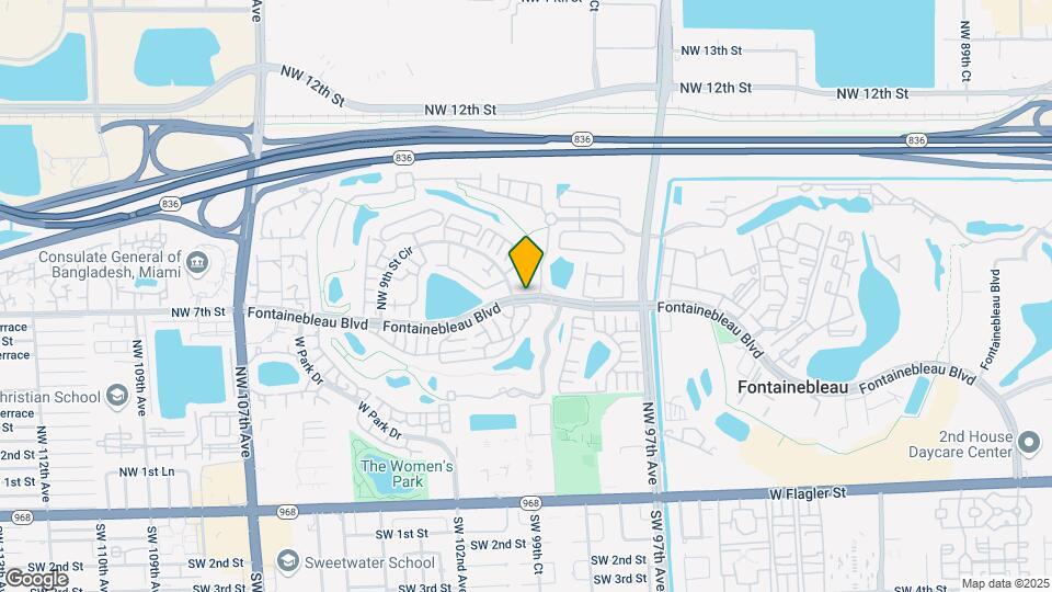 9363 Fontainebleau Blvd Map and Location Details