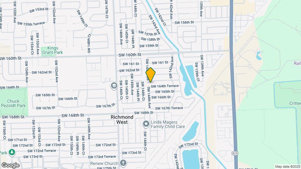 14375 SW 164th Terrace Map and Location Details