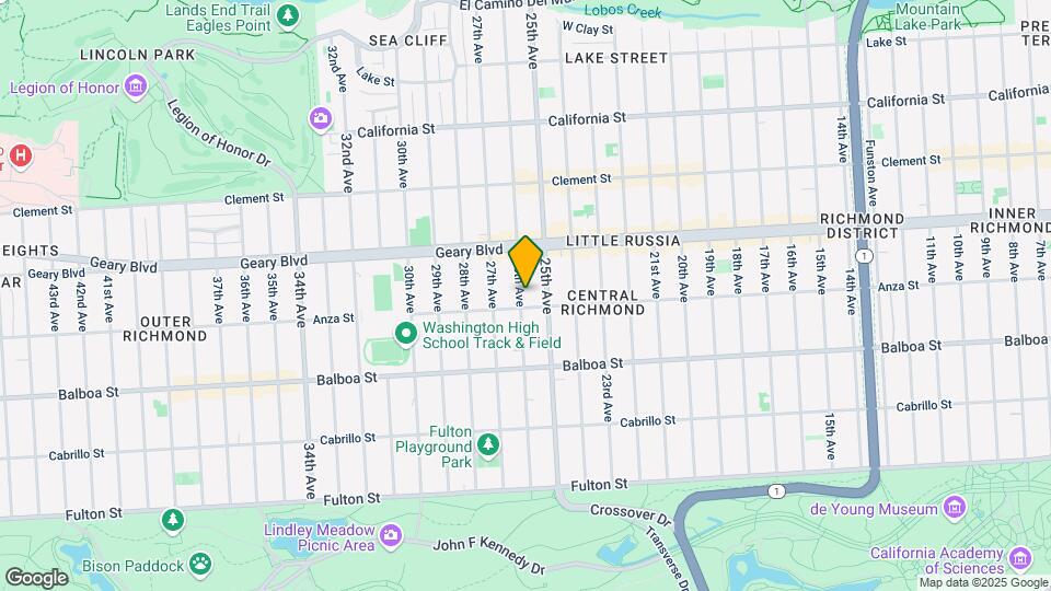 578 26th Ave Mapa y Detalles de la Ubicación