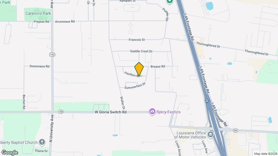 201 Pavilion St Map and Location Details