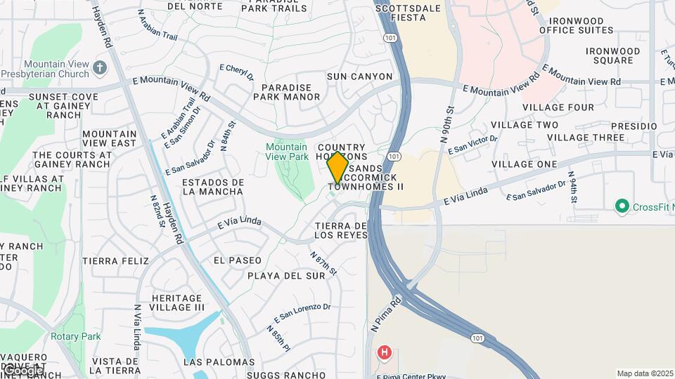 8742 E San Rafael Dr Mapa y Detalles de la Ubicación