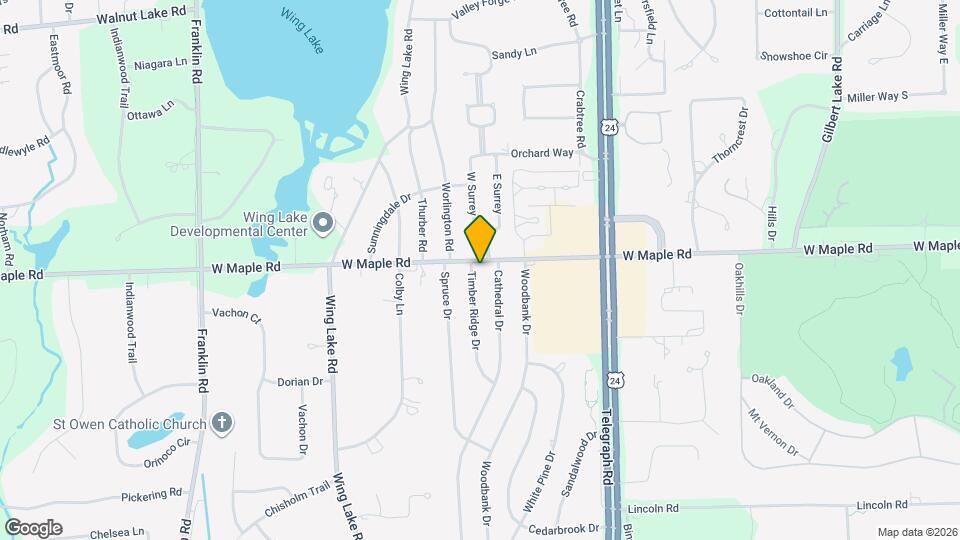 6511 Timber Ridge Dr Map and Location Details