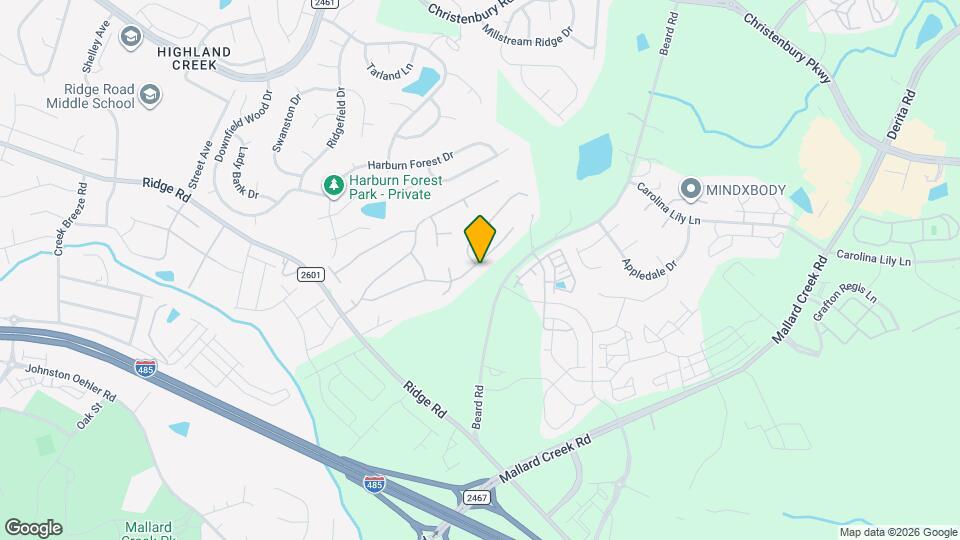 12828 Deaton Hill Dr Mapa y Detalles de la Ubicación