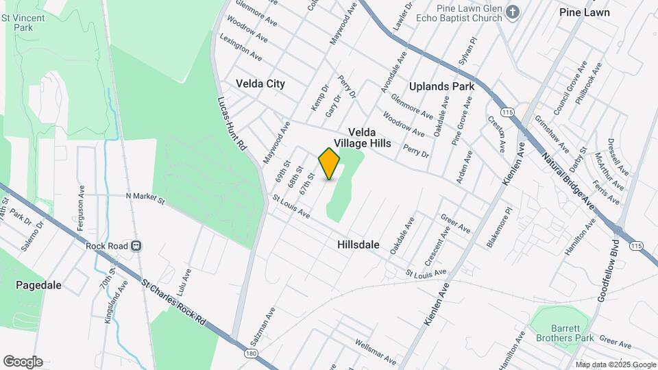 2140 Rosebud Ave Map and Location Details