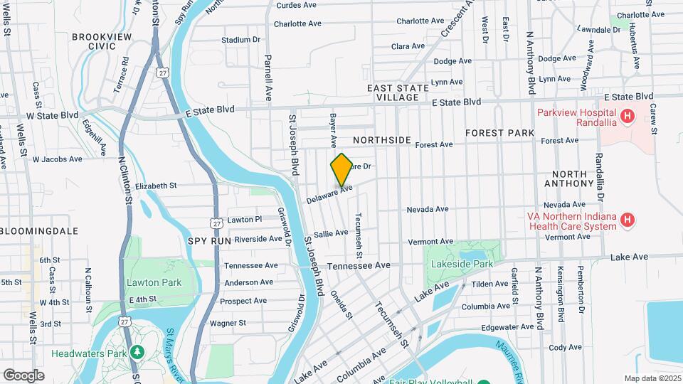 1008 Delaware Ave Map and Location Details