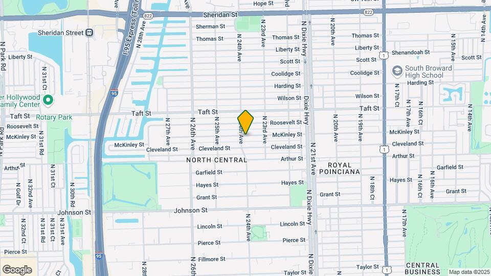2342 McKinley St, Unit 1 Map and Location Details