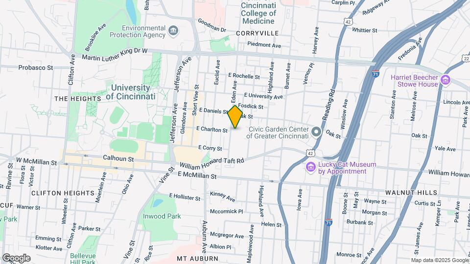 2632 Eden Ave, Unit #3 Mapa y Detalles de la Ubicación