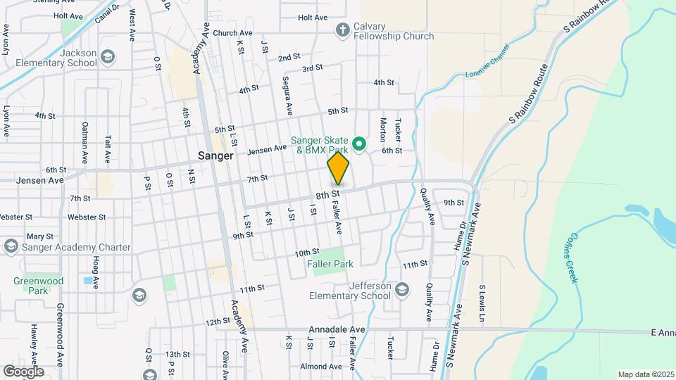 724 Faller Ave Map and Location Details