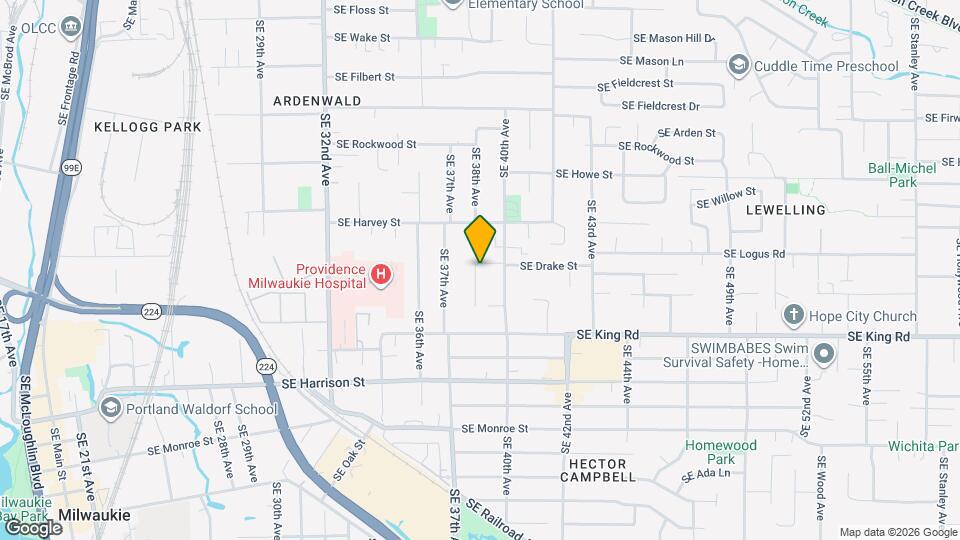3806 SE Drake St Mapa y Detalles de la Ubicación