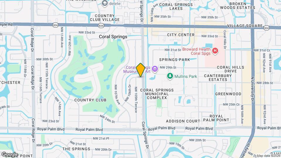 2878 Coral Springs Dr Map and Location Details