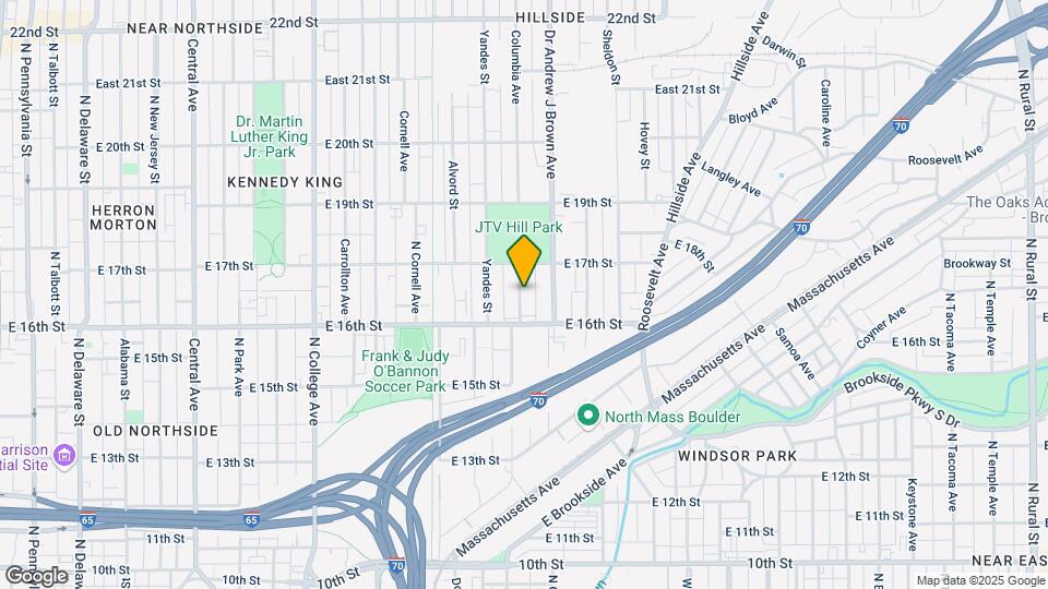 1631 Columbia Ave Map and Location Details