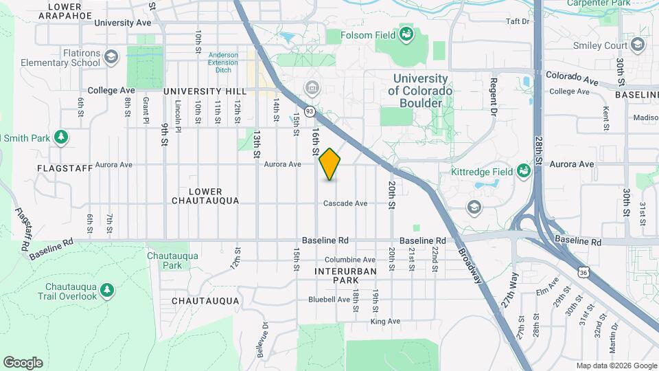 843 17th St Map and Location Details