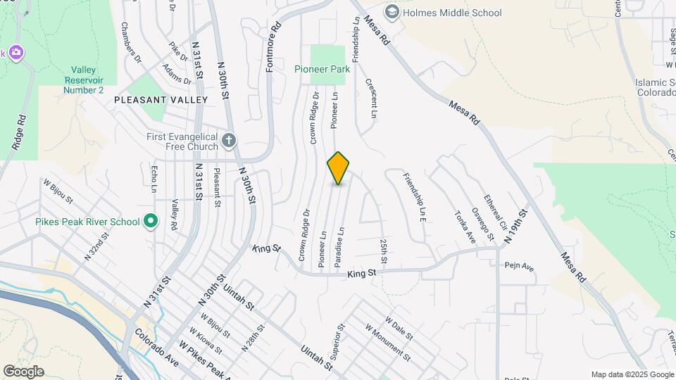 805 Pioneer Ln Map and Location Details