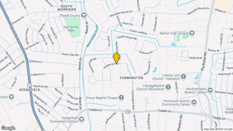 13 Estate Dr Map and Location Details