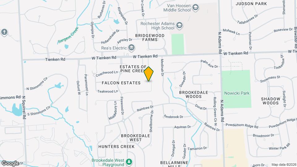 833 Lakewood Dr Map and Location Details