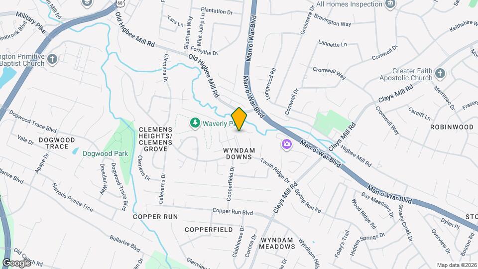 4208 Canterbury Green Way Map and Location Details