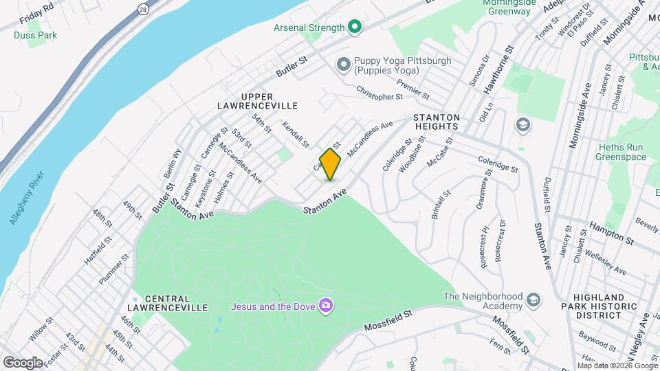 4235 Upview Terrace Map and Location Details