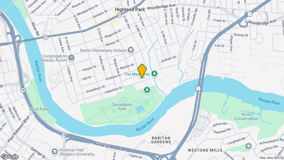 427 Valentine St Map and Location Details