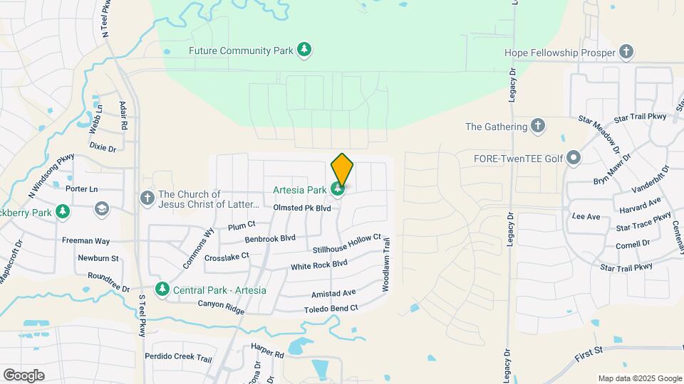 2308 Austin Ln Map and Location Details
