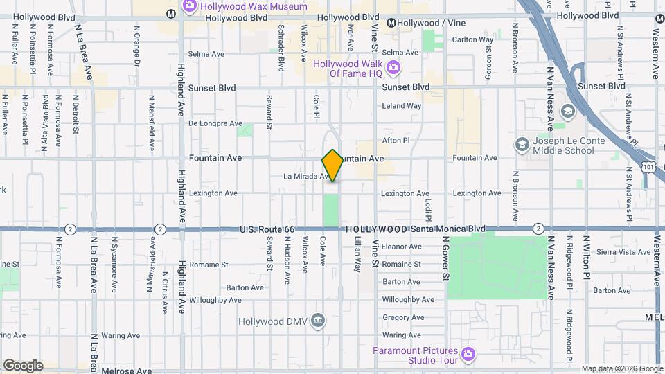 6413 1/2 Lexington Ave Mapa y Detalles de la Ubicación