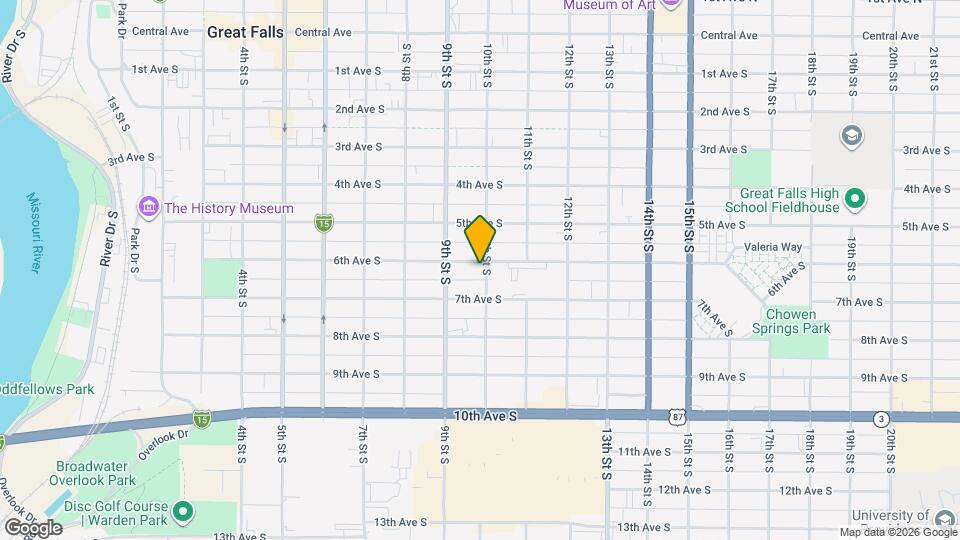 610 10th St S Map and Location Details
