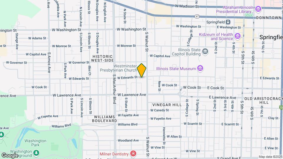 720 W Edwards St Map and Location Details