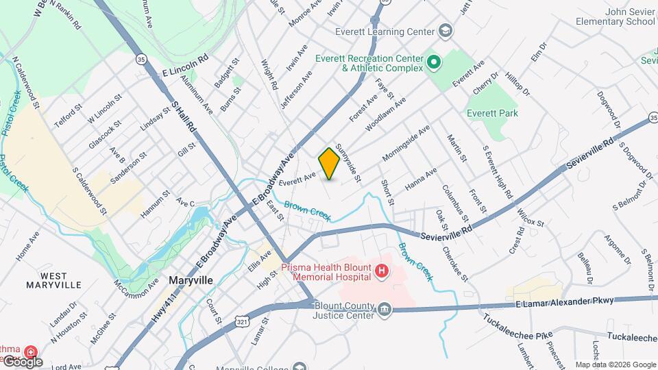 412 Keeble St Map and Location Details