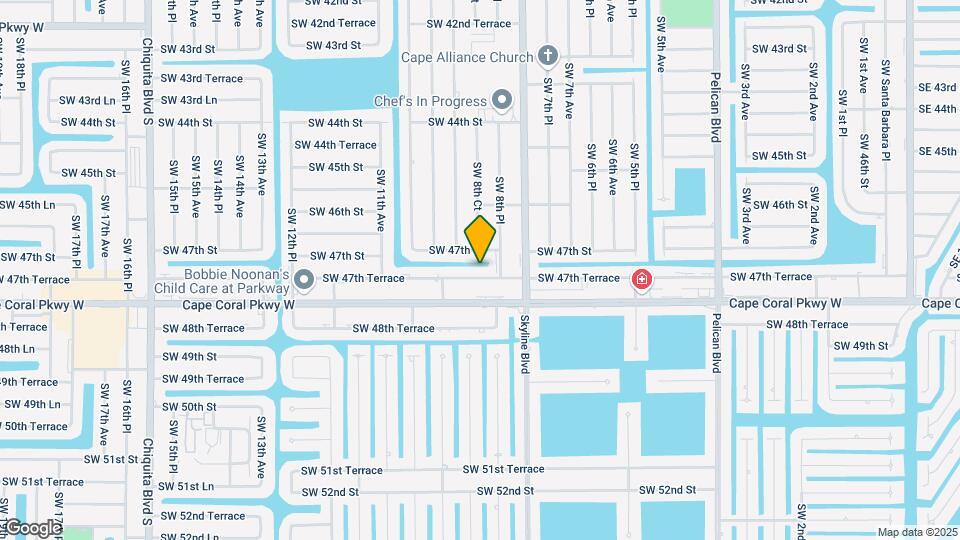 829 SW 47th Terrace Map and Location Details