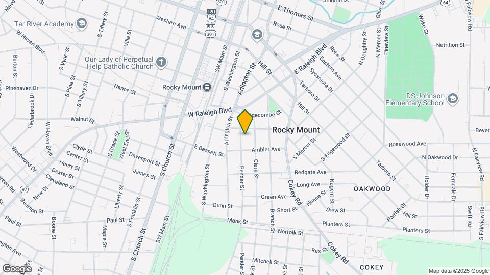 617 Pender St Map and Location Details