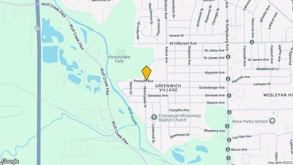 2018 Hickorydale Dr Map and Location Details