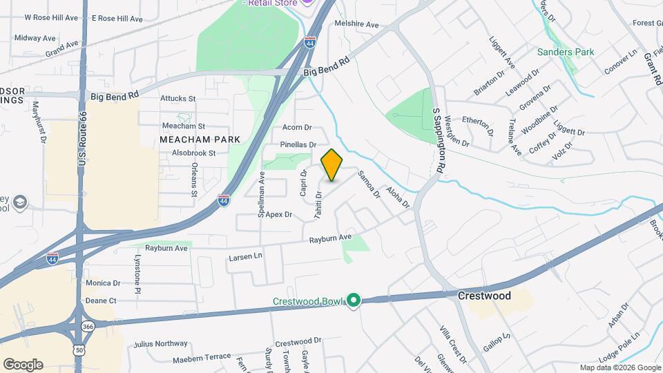 721 Montego Dr Map and Location Details