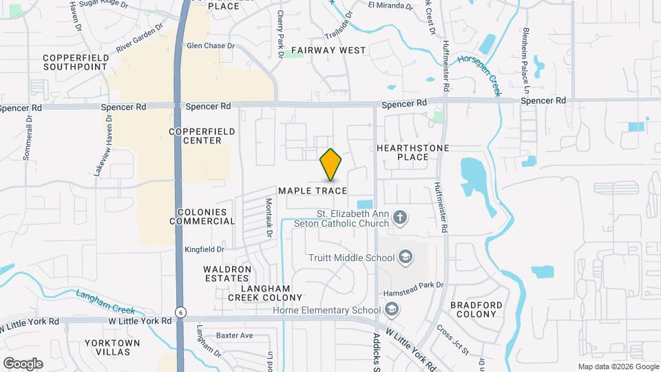15103 Possumwood Dr Map and Location Details