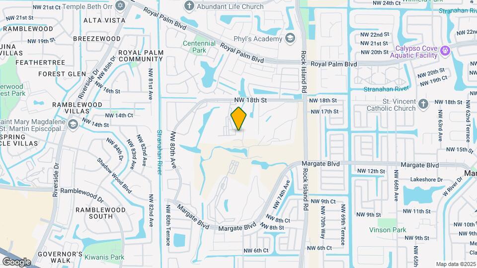 7610 NW 18th St Map and Location Details