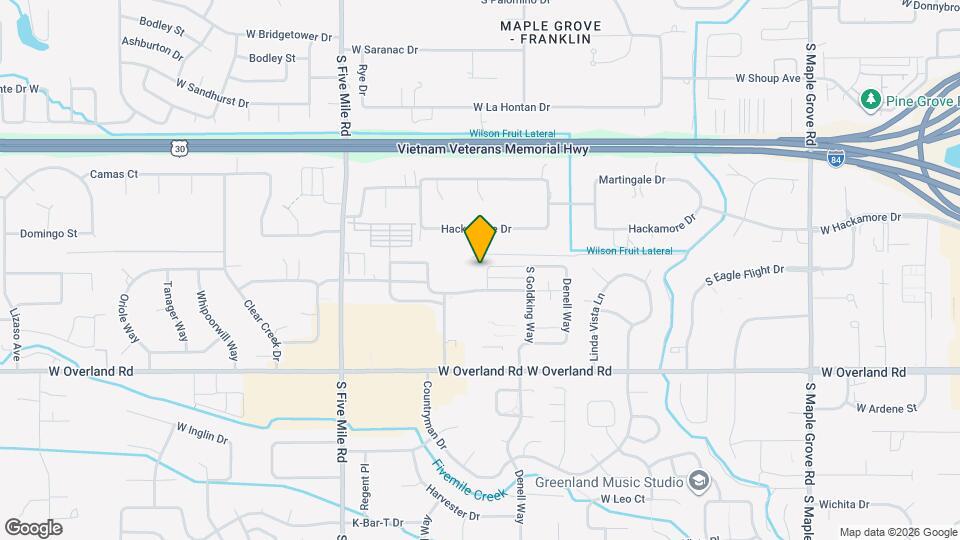 1237 S Bent Rock Ave Map and Location Details