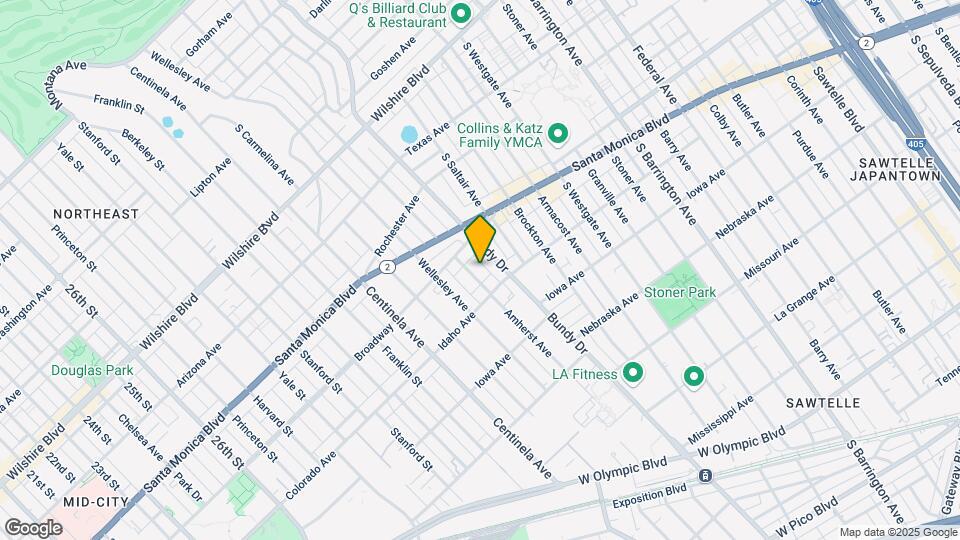 1534 Amherst Ave Map and Location Details