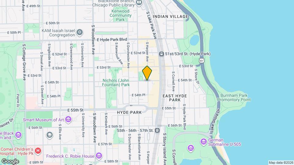 5400 S Harper Ave Map and Location Details