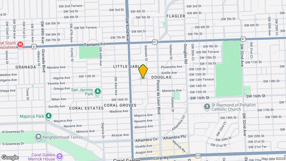 1351 SW 40th Ave Map and Location Details