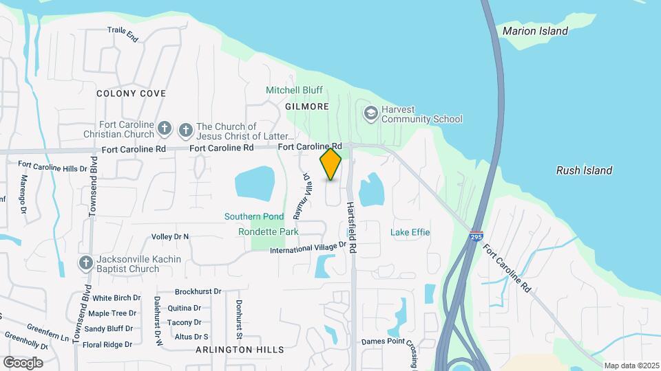 3676 Hartsfield Forest Cir Map and Location Details