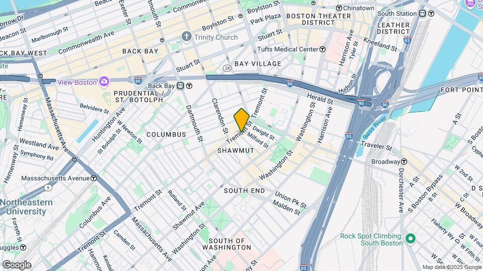 538 Tremont St Map and Location Details