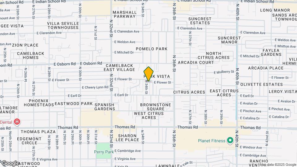 3135 N 34th St Mapa y Detalles de la Ubicación