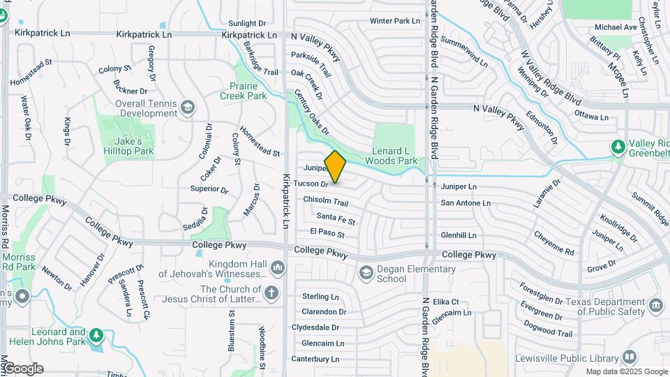 1846 Tucson Dr Map and Location Details