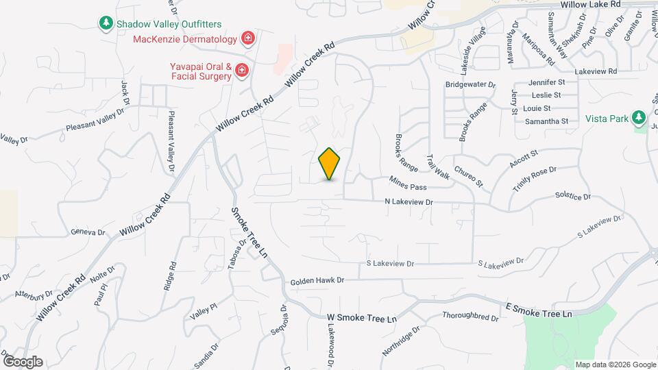 3099 Peaks View Ln Map and Location Details