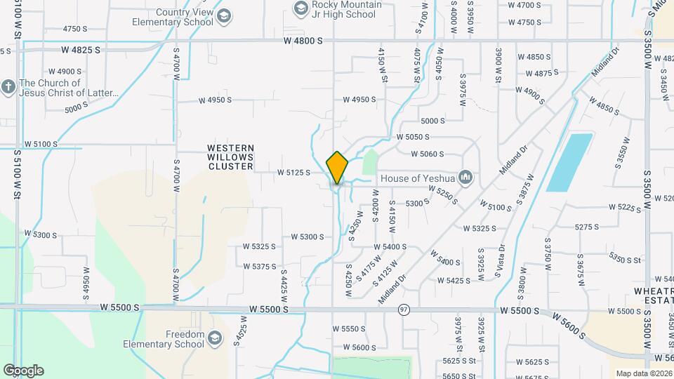 5252 S 4300 W Map and Location Details