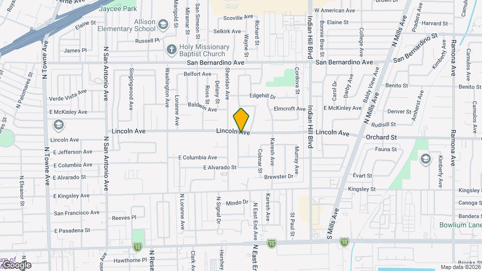 1260 Lincoln Ave, Unit 1260 Lincoln Ave, Pomona, CA 91767 Map and Location Details