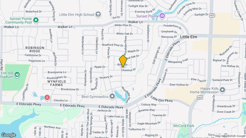 2301 Chestnut Dr Map and Location Details